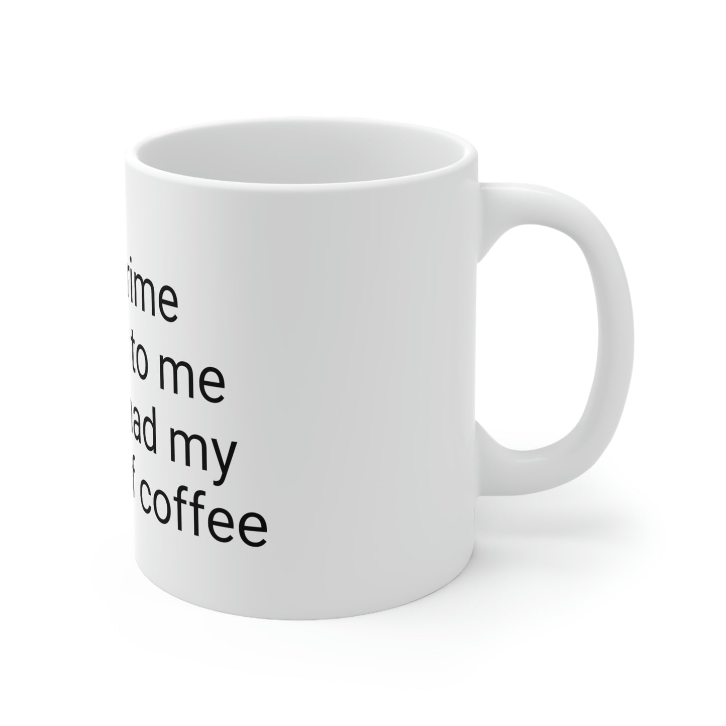 It's a crime Mug 11oz